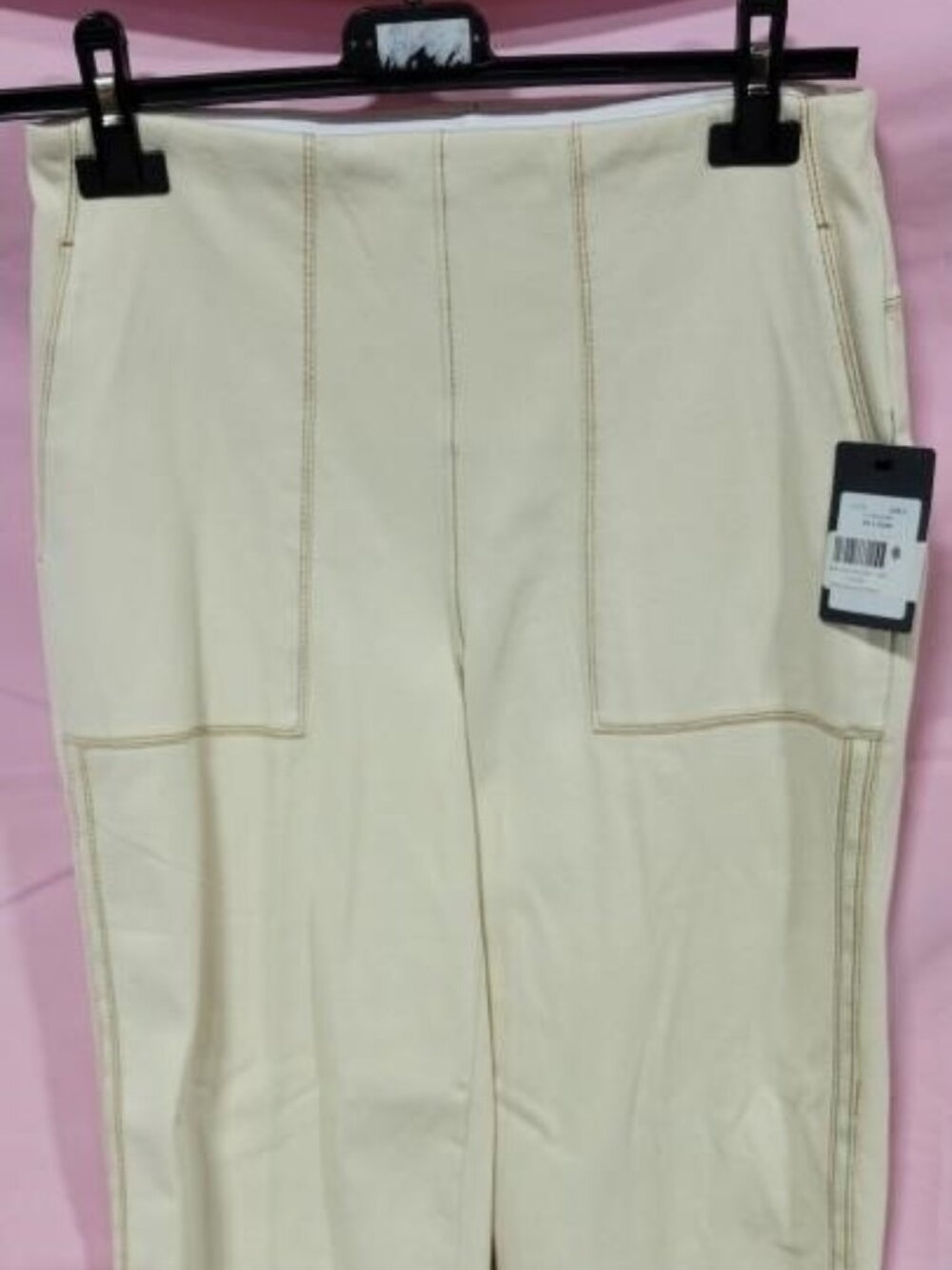 LYSSE LATTE WIDE-LEG CROP PANTS - L